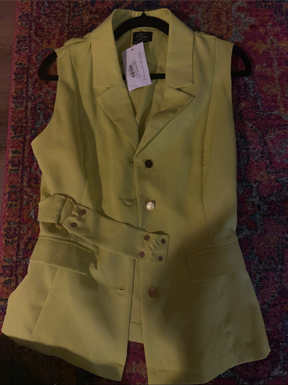 OFFERS OPEN! Milk & Honey Neon Yellow Skort with Blazer Skirt Blazer Set Yellow - Picture 4 of 7